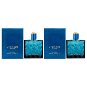 Versace Eros - Pack of 2 by Versace for Men 3.4 oz EDT Spray